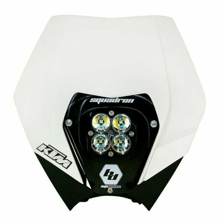 BAJA DESIGNS KTM Headlight Kit AC 08-13 w/ Headlight Shell White Squadron Sport 557061AC